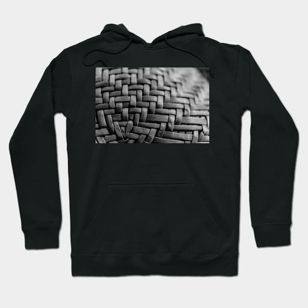 Satisfying Black and White Pattern Hoodie by Ckauzmann